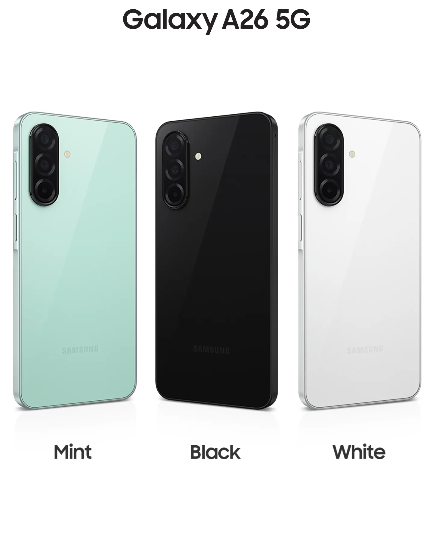 Samsung Galaxy A26 5G 8/256 Gt -puhelin, musta