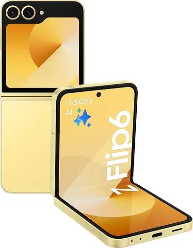 Samsung Galaxy Galaxy Z Flip6 256 Gt/12 GB -Android-puhelin, Keltainen