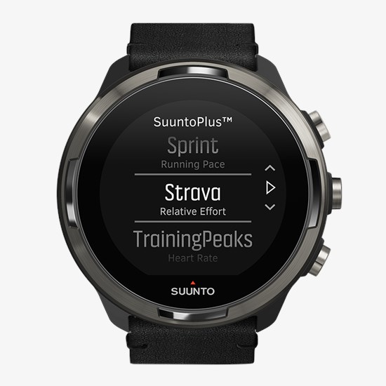 Suunto 9 baro titanium leather