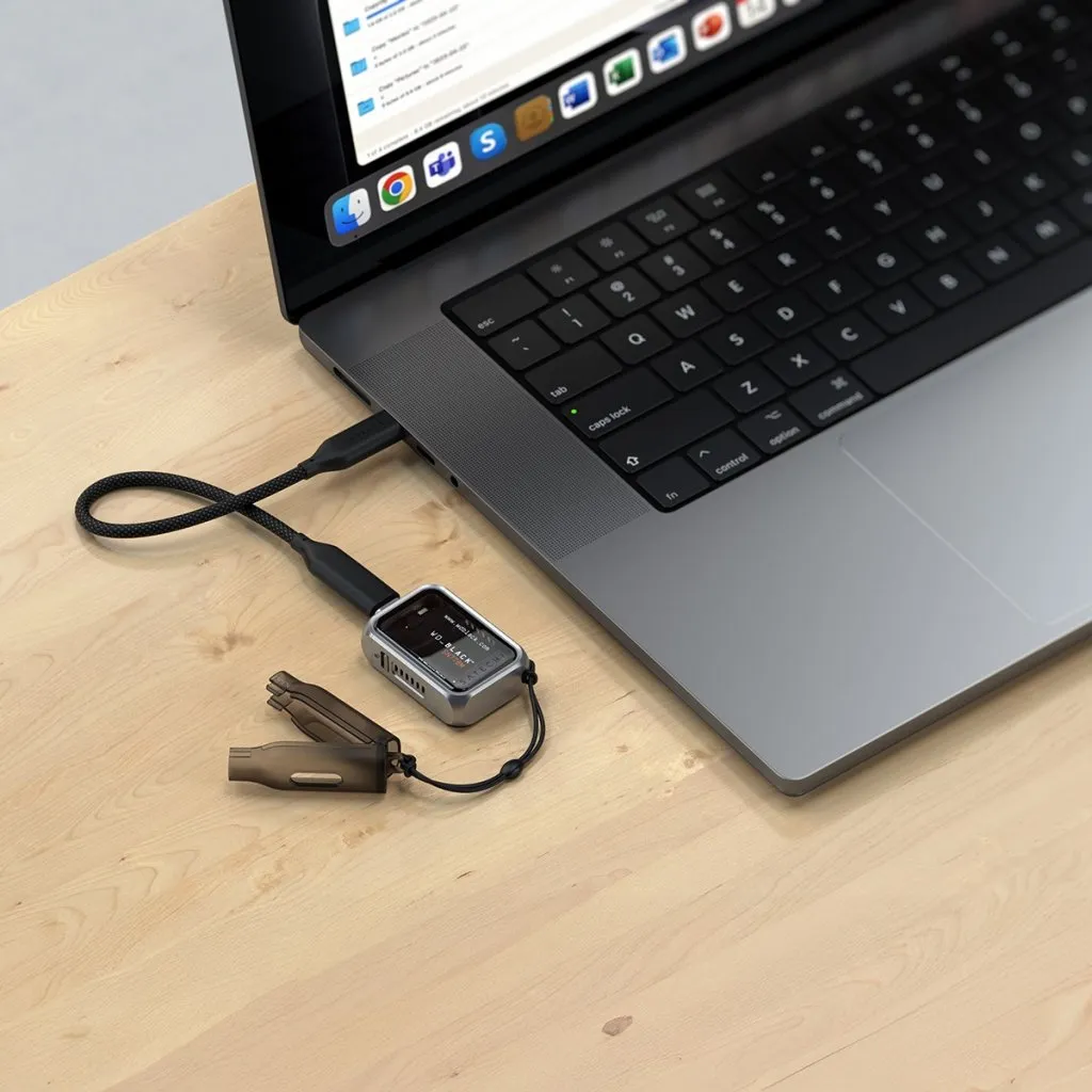 Satechi Mini NVMe SSD-kabinett