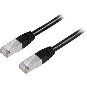 Deltaco Cat6 F/UTP - network cable, 10 m, Black