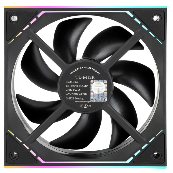 Thermalright TL-M12R ARGB - case fan, Black