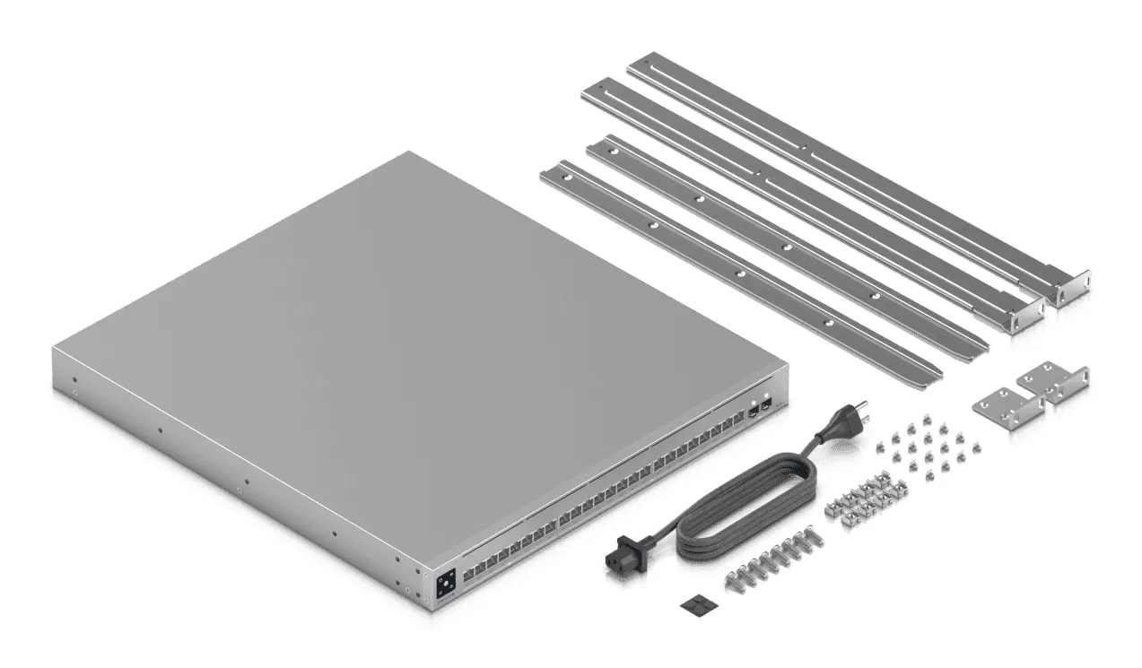 Ubiquiti Networks USW-PRO-XG-24-POE - Kytkin, Harmaa
