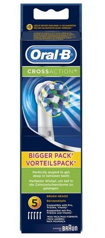 Braun (Oral-B) CrossAction -vaihtoharja, 5 kpl Braun (Oral-B) CrossAction -vaihtoharja, 5 kpl