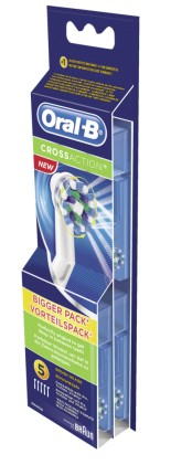 Braun (Oral-B) CrossAction -vaihtoharja, 5 kpl Braun (Oral-B) CrossAction -vaihtoharja, 5 kpl
