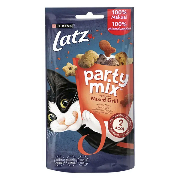 Purina Nestle Felix Party Mix Mixed Grill, Dry food for cats, 60g