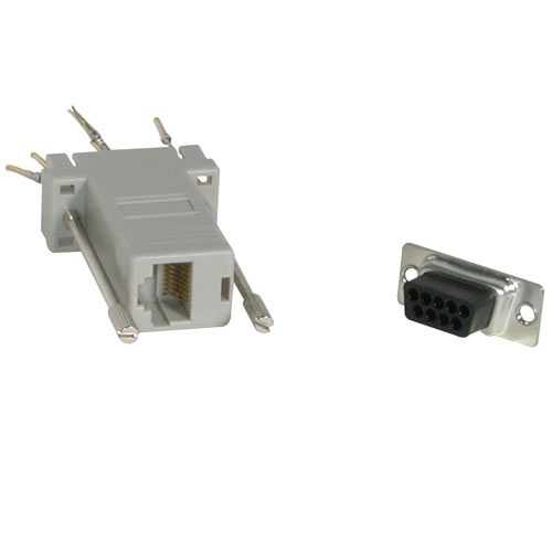 Cbl/RJ45 / DB9M MOD Adptr Grey