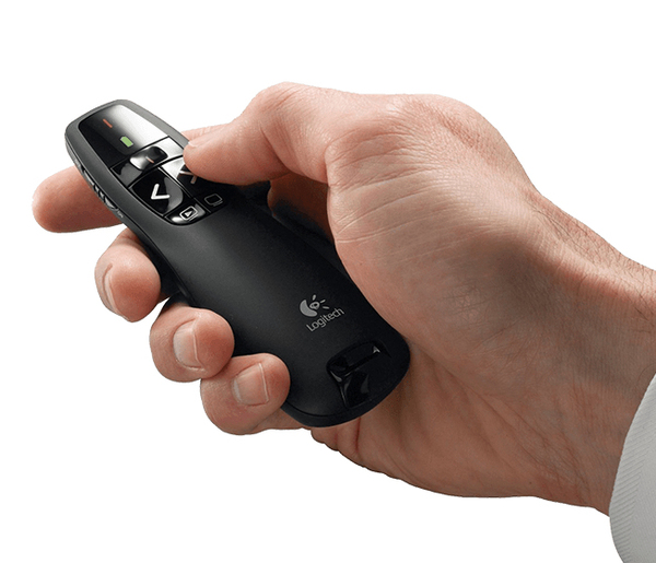 Logitech R400 Wireless Presenter - presenter, black