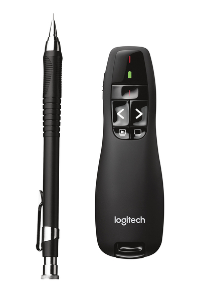 Logitech R400 Wireless Presenter - presenter, black