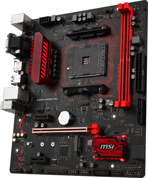 MSI A320M GAMING PRO, mATX motherboard