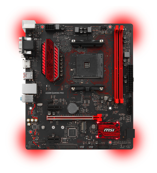 MSI A320M GAMING PRO, mATX motherboard