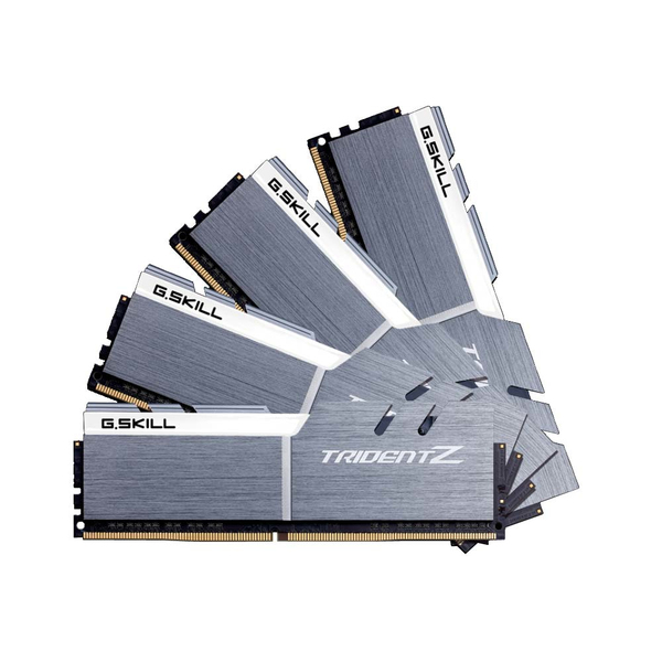 G.Skill Trident Z 32GB (4 x 8GB) DDR4 4133 MHz, CL19 - memory, Silver/White