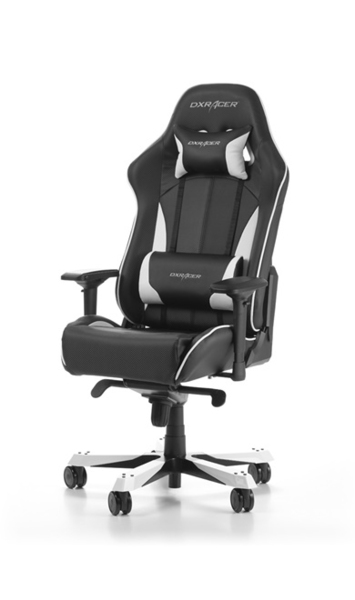 DXRacer King - Spelstol - Svart Vit