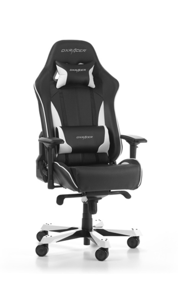 DXRacer King - Spelstol - Svart Vit