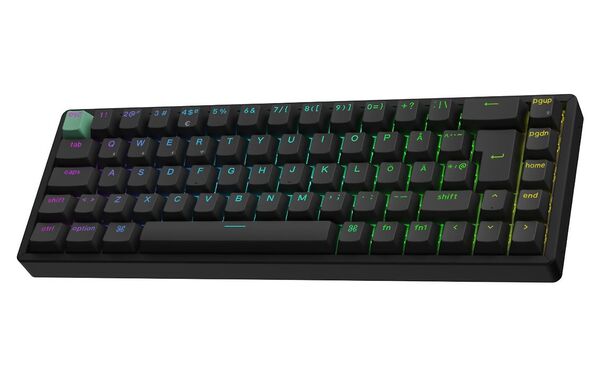 Keychron K6 HE 65% Wireless Mechanical Gaming Keyboard, Gateron Double-Rail Magnetic, Black