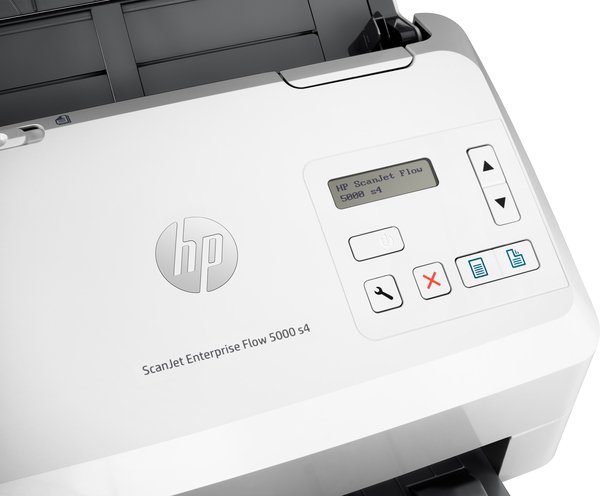 HP ScanJet Enterprise Flow 5000 s4 Sheet-feed Scanner - Asiakirjaskanneri - Dupleksi - 215.9 x 3098.8 mm - 600 dpi x 600 dpi - jopa 55 sivua/min (yksiv&auml;rinen) /