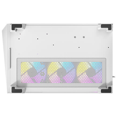 Antec C6 Curve Midi-Tower Case with window and RGB lighting, White