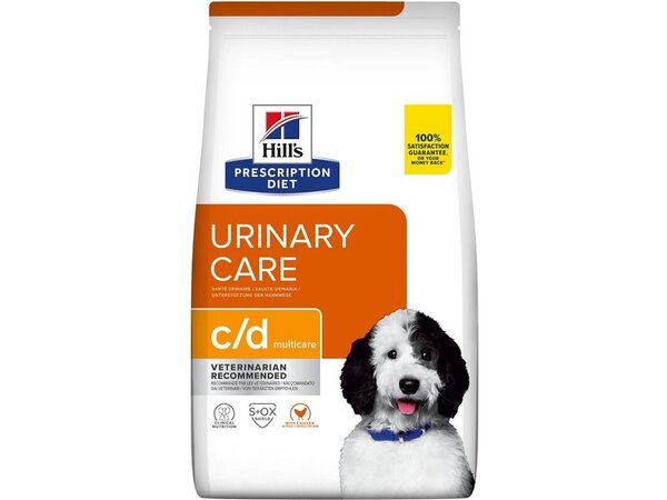 Hill's Prescription Diet c/d Multicare Urinary Care Chicken, Koiran kuivaruoka, Adult, 4 kg