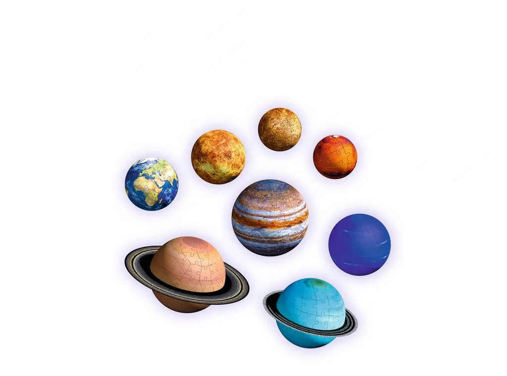Ravensburger Planetary System - 3D puzzle, 8x3D puzzles