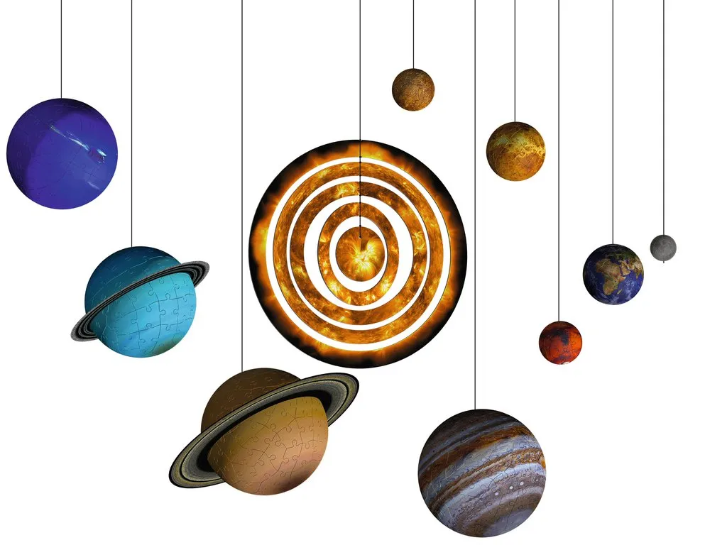 Ravensburger Planetary System - 3D puzzle, 8x3D puzzles