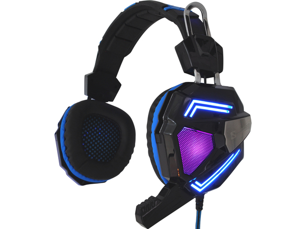 Sandberg Cyclone Headset USB 7.1 - headphones, Black, Blue