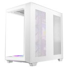 Antec C6 Curve -miditornikotelo ikkunalla ja RGB-valaistuksella, valkoinen
