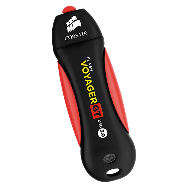 Corsair 256GB Flash Voyager GT USB 3.0 - memory stick, Black/Red