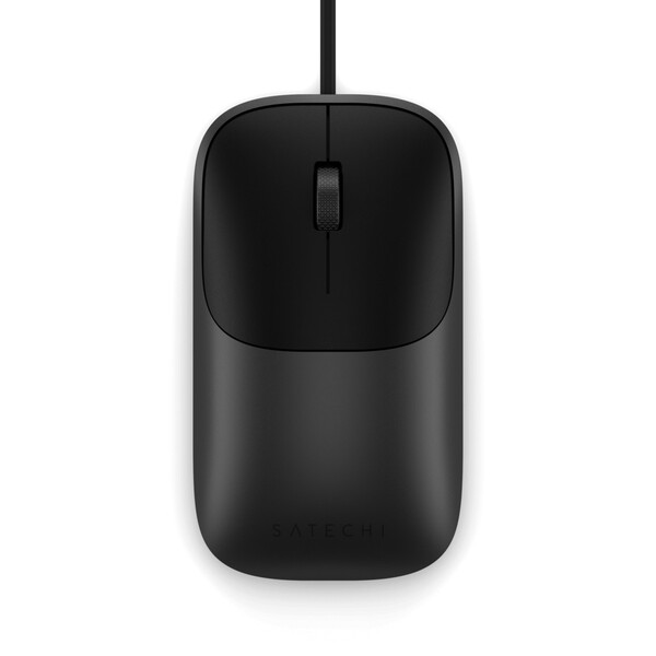 Satechi Slim LX tr&aring;dbunden mus, Space Black