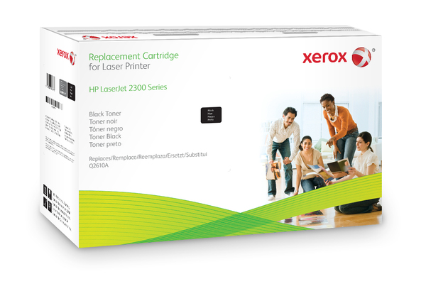 (Bargains) Xerox - Musta - v&auml;riainekasetti (vastaavuus: HP 10A) malleihin HP LaserJet 2300, 2300d, 2300dn, 2300dtn, 2300l, 2300n