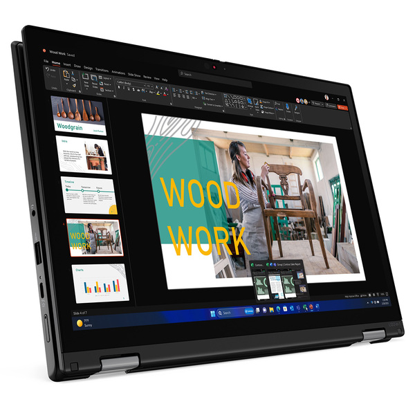 Lenovo ThinkPad L13 2-in-1 Gen 5 13.3" Ultra 5 125U, 16 GB, 512 GB SSD, Win 11 Pro - b&auml;rbar dator, svart