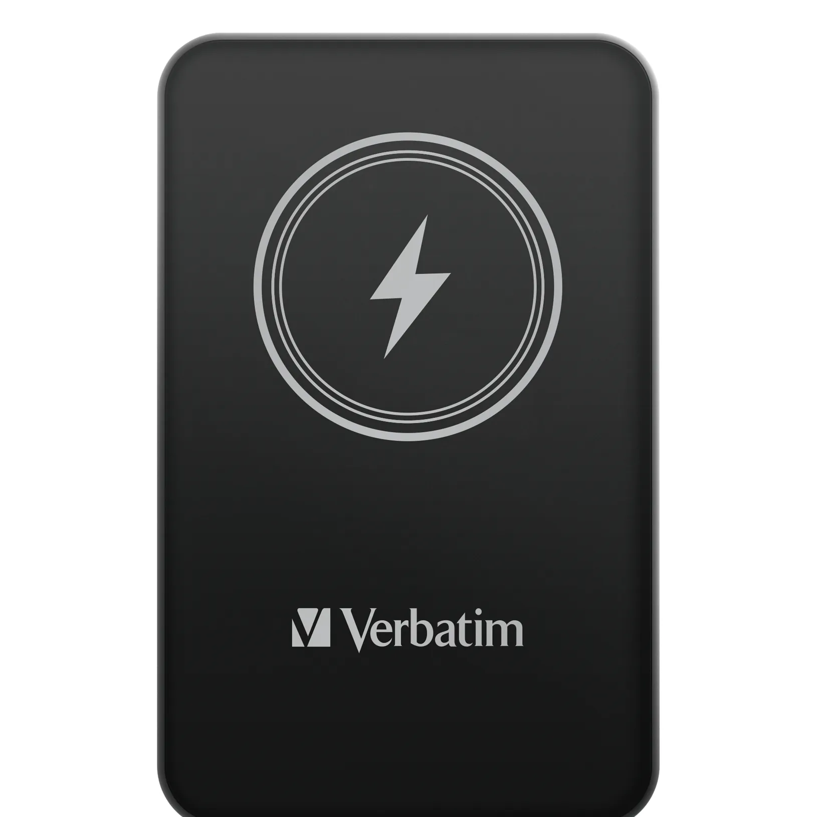 Verbatim Charge 'n' Go 5000mAh, 10W - magnetisk tr&aring;dl&ouml;s powerbank, Svart