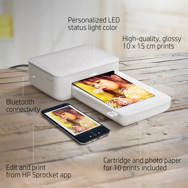 HP Sprocket Studio Snow Printer