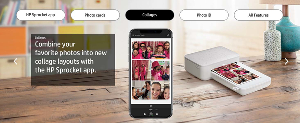 HP Sprocket Studio Snow Printer