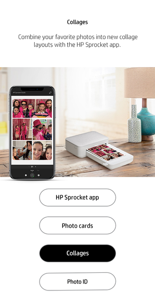 HP Sprocket Studio Snow Printer