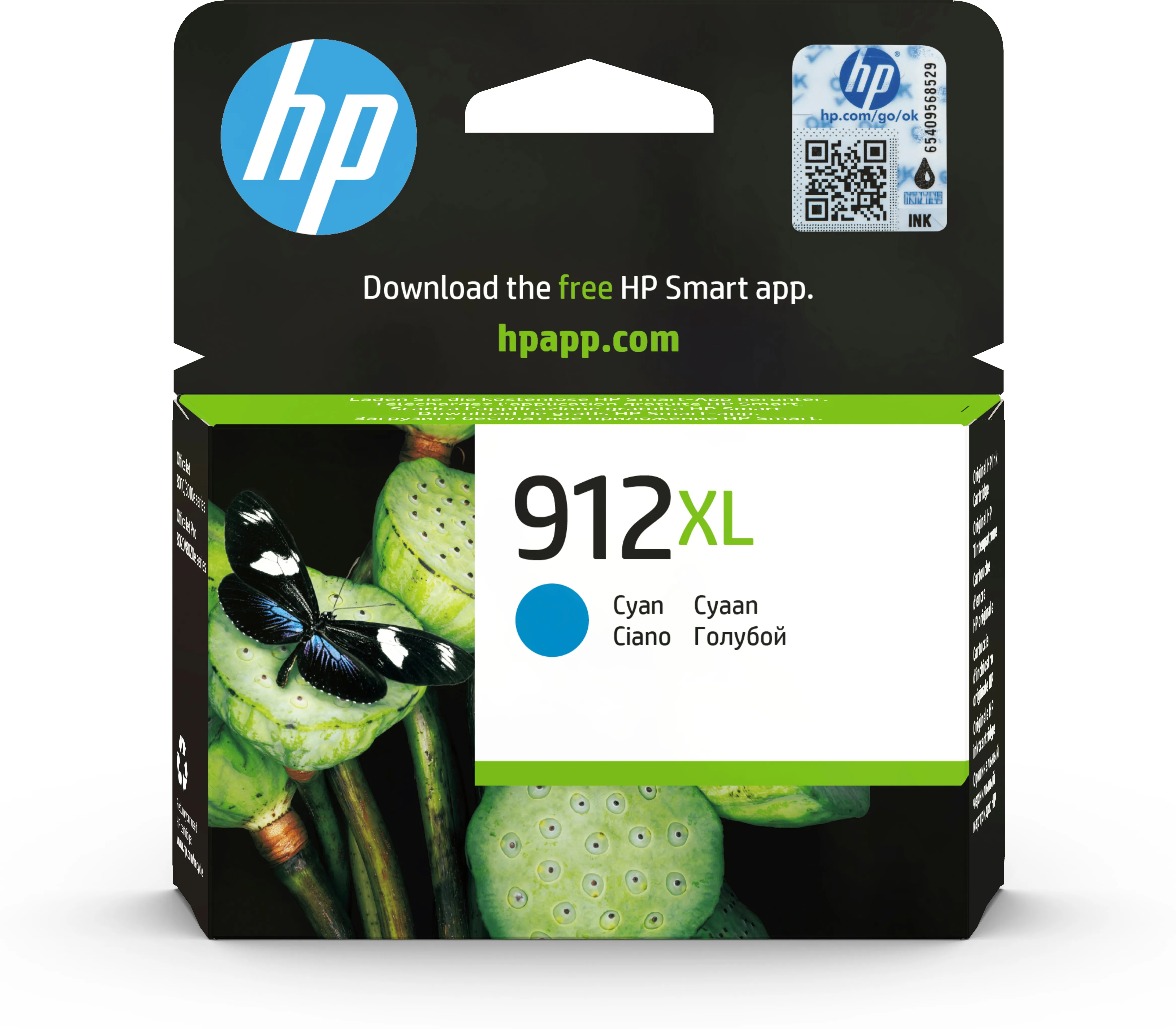HP 912XL High Yield Cyan Ink Cartridge