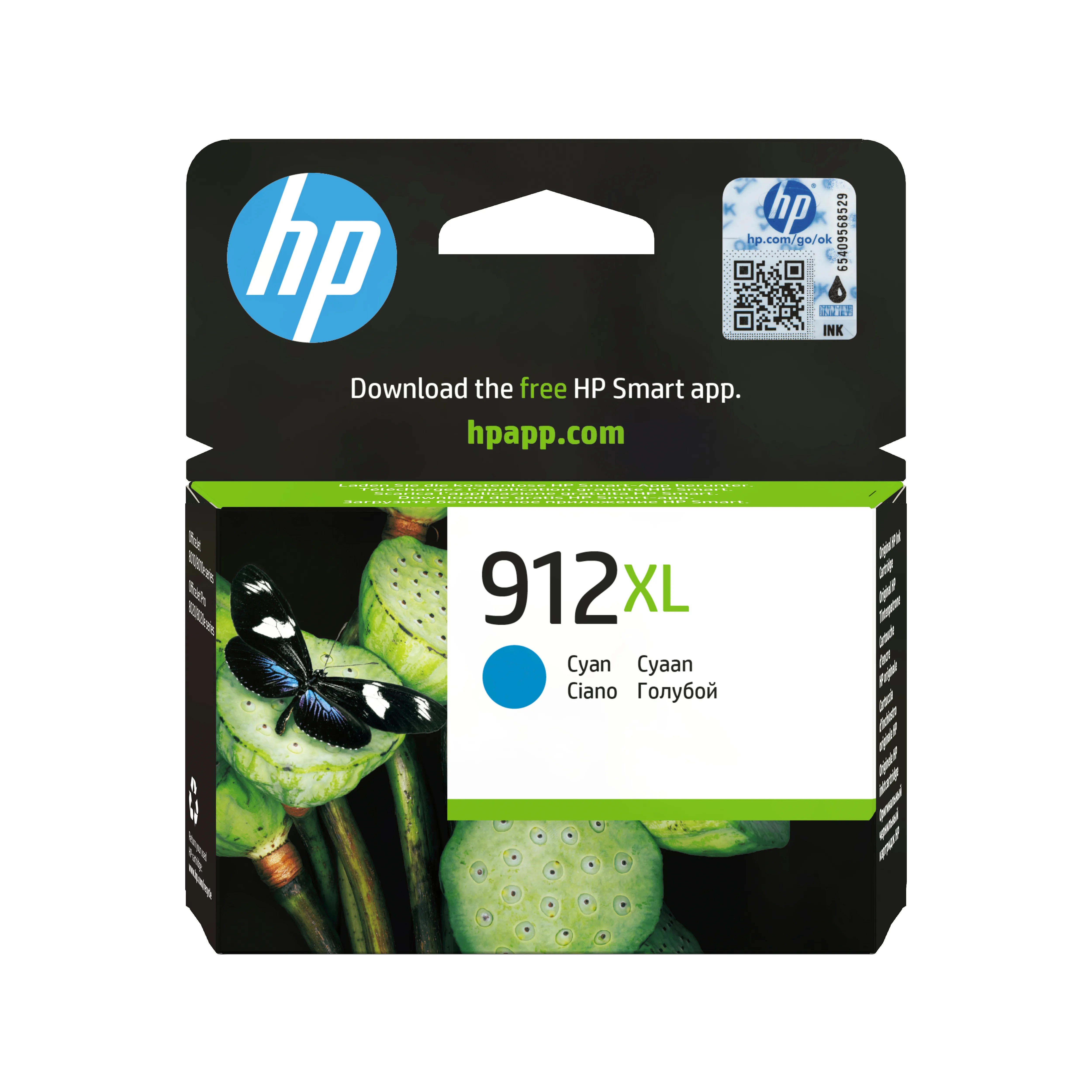 HP 912XL High Yield Cyan Ink Cartridge