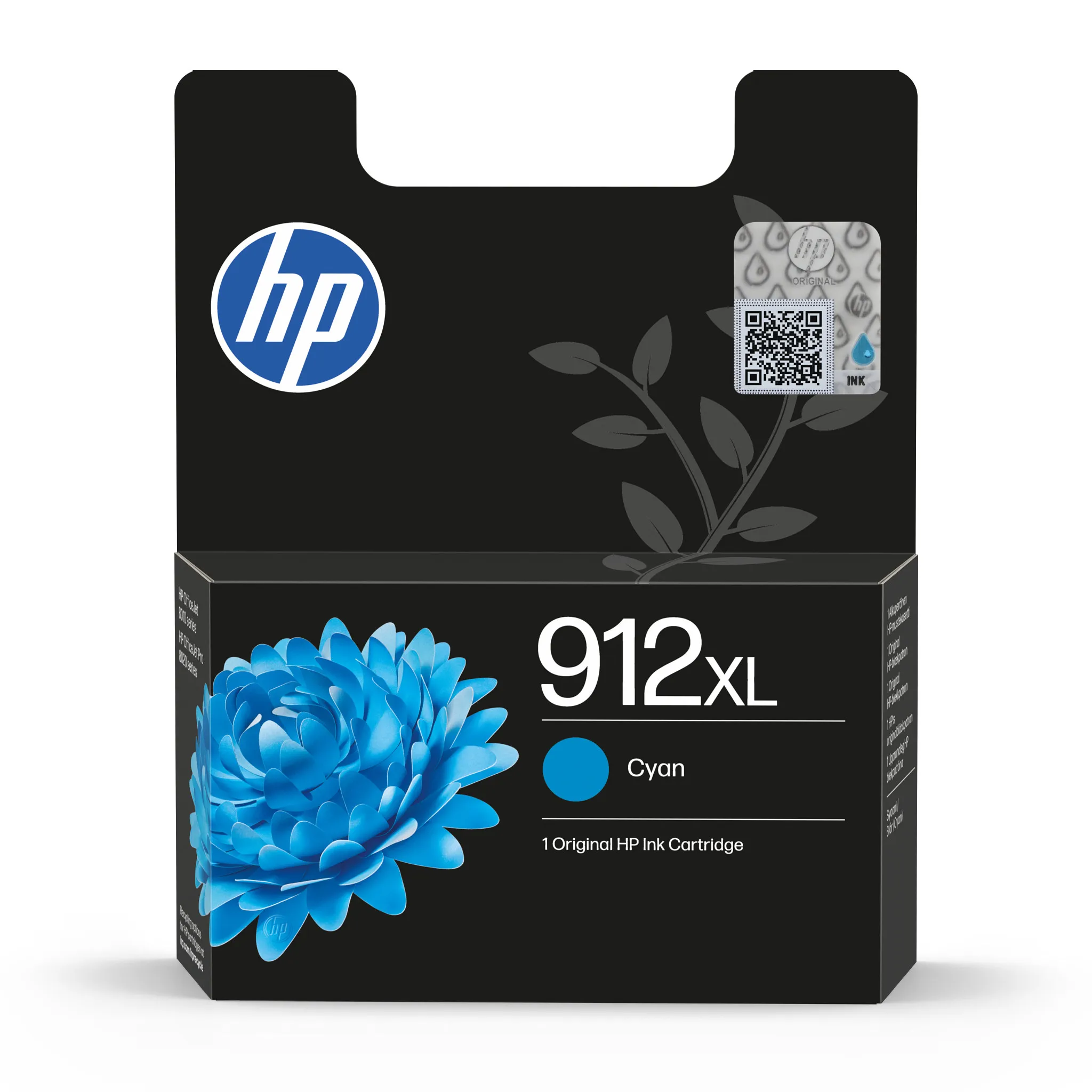 HP 912XL -mustekasetti, 9.9 ml, syaani