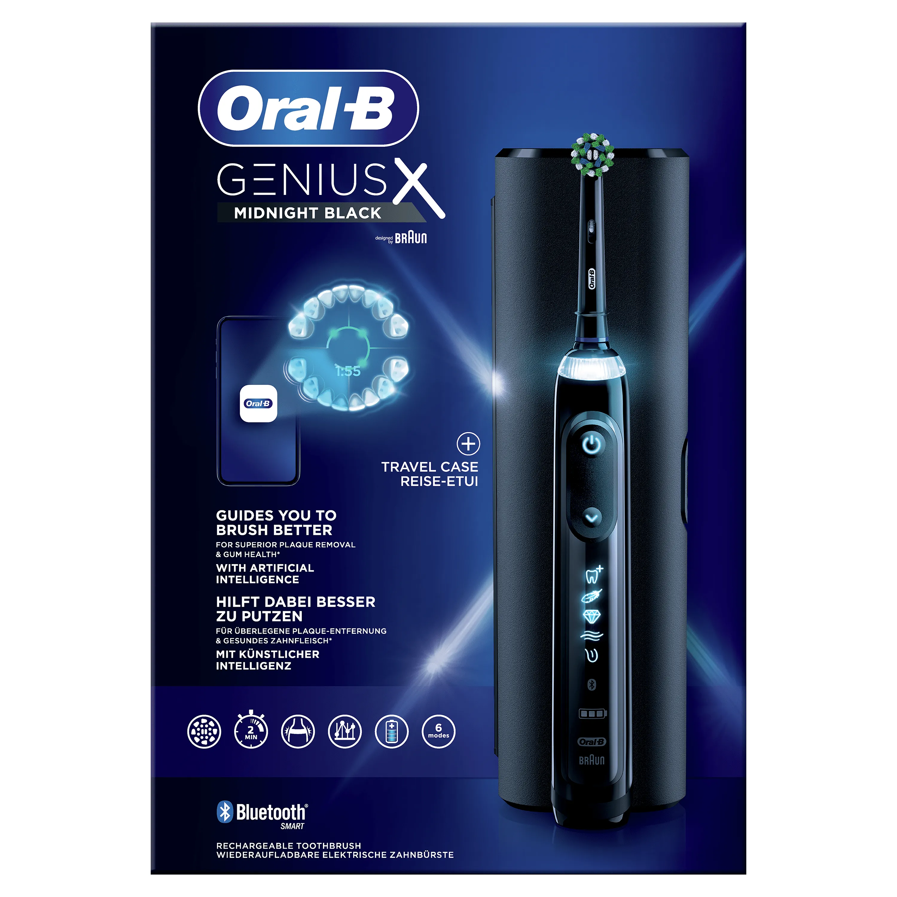 Oral-B GENIUS X - electric toothbrush, Black