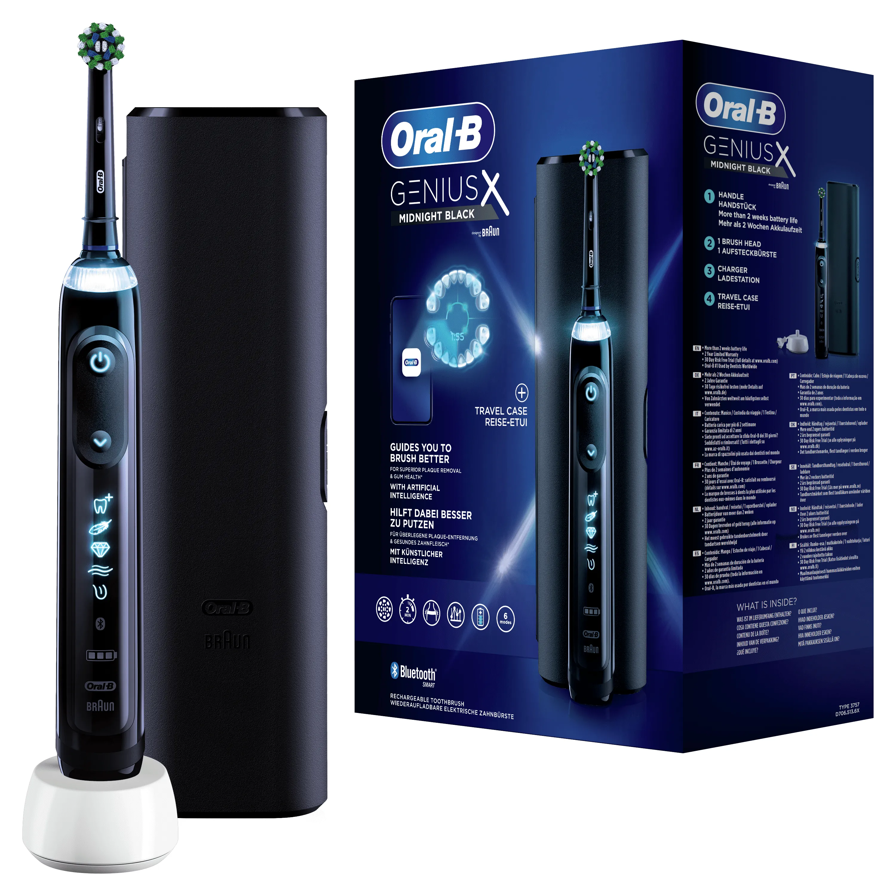 Oral-B GENIUS X - electric toothbrush, Black