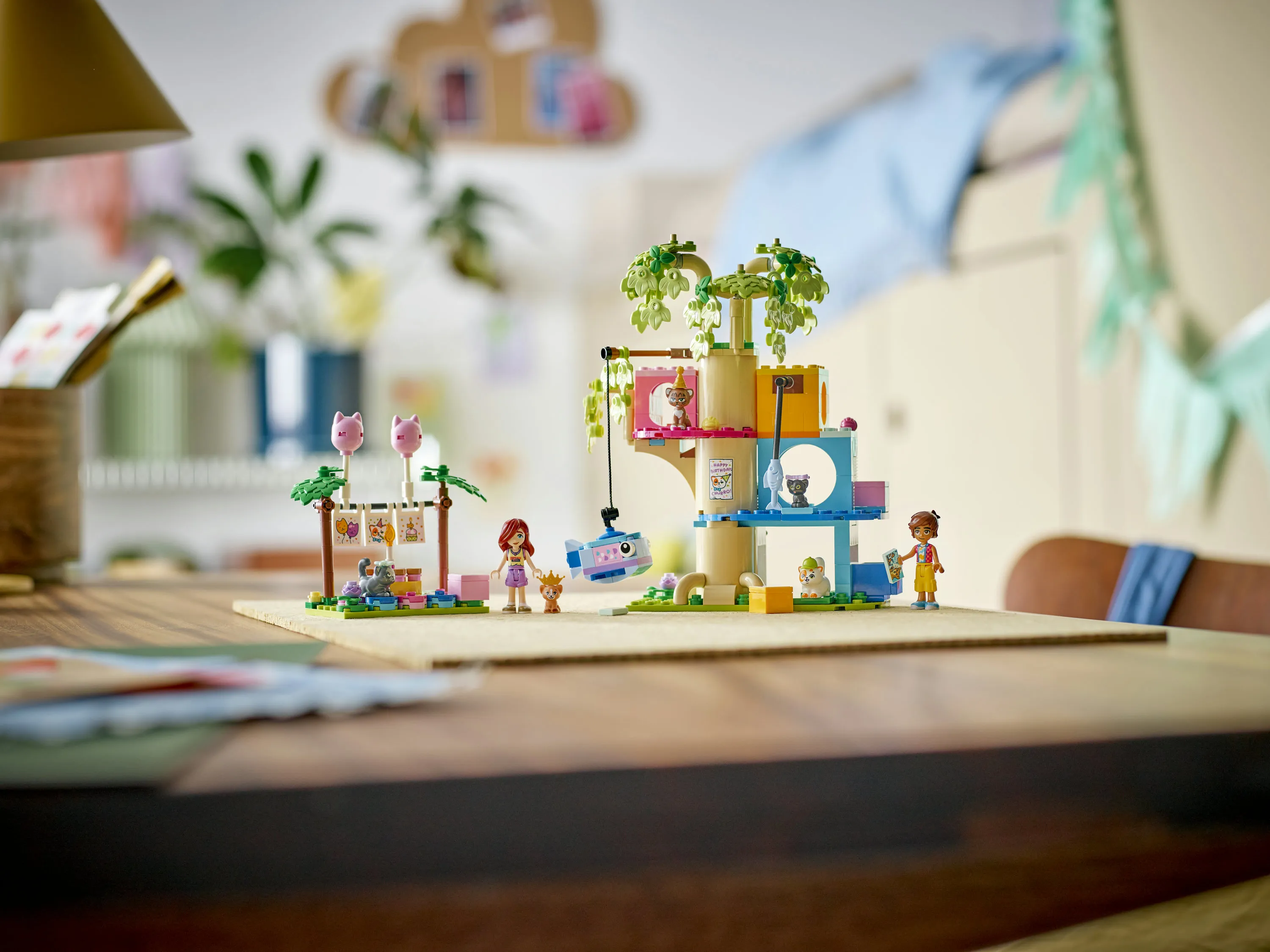LEGO Friends Cat Birthday Party and Tree House 42666
