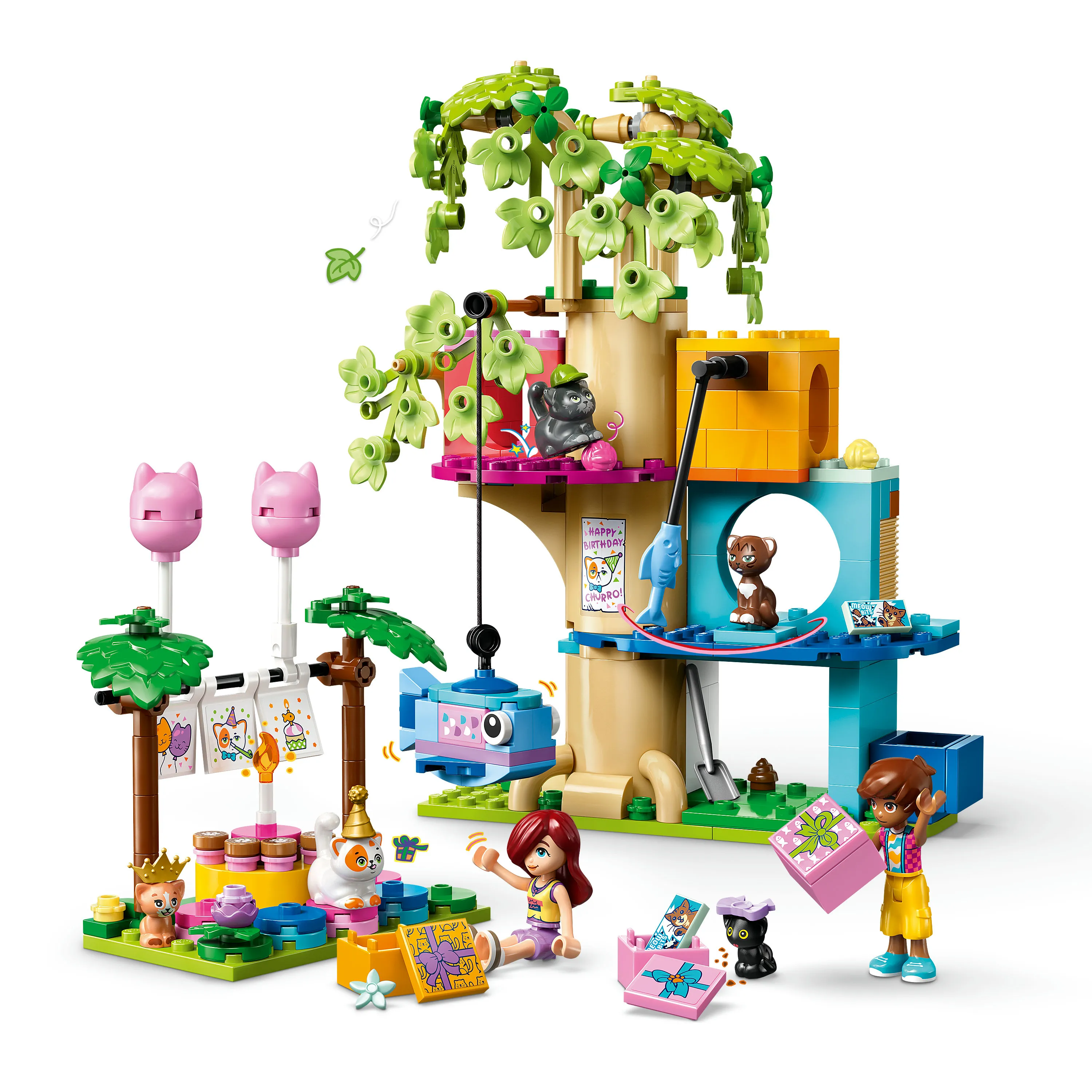 LEGO Friends Cat Birthday Party and Tree House 42666