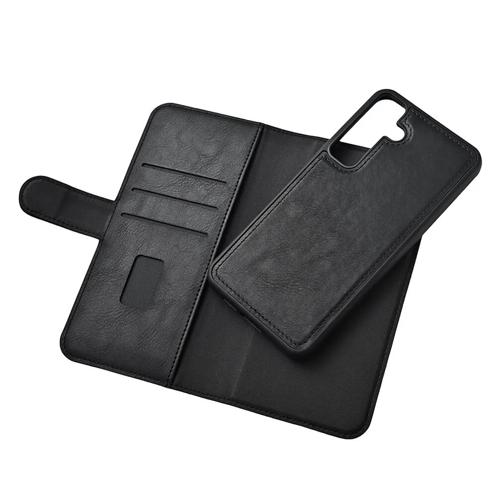 GEAR Wallet, Galaxy S24 Plus - 2-in-1 Wallet Case, Black