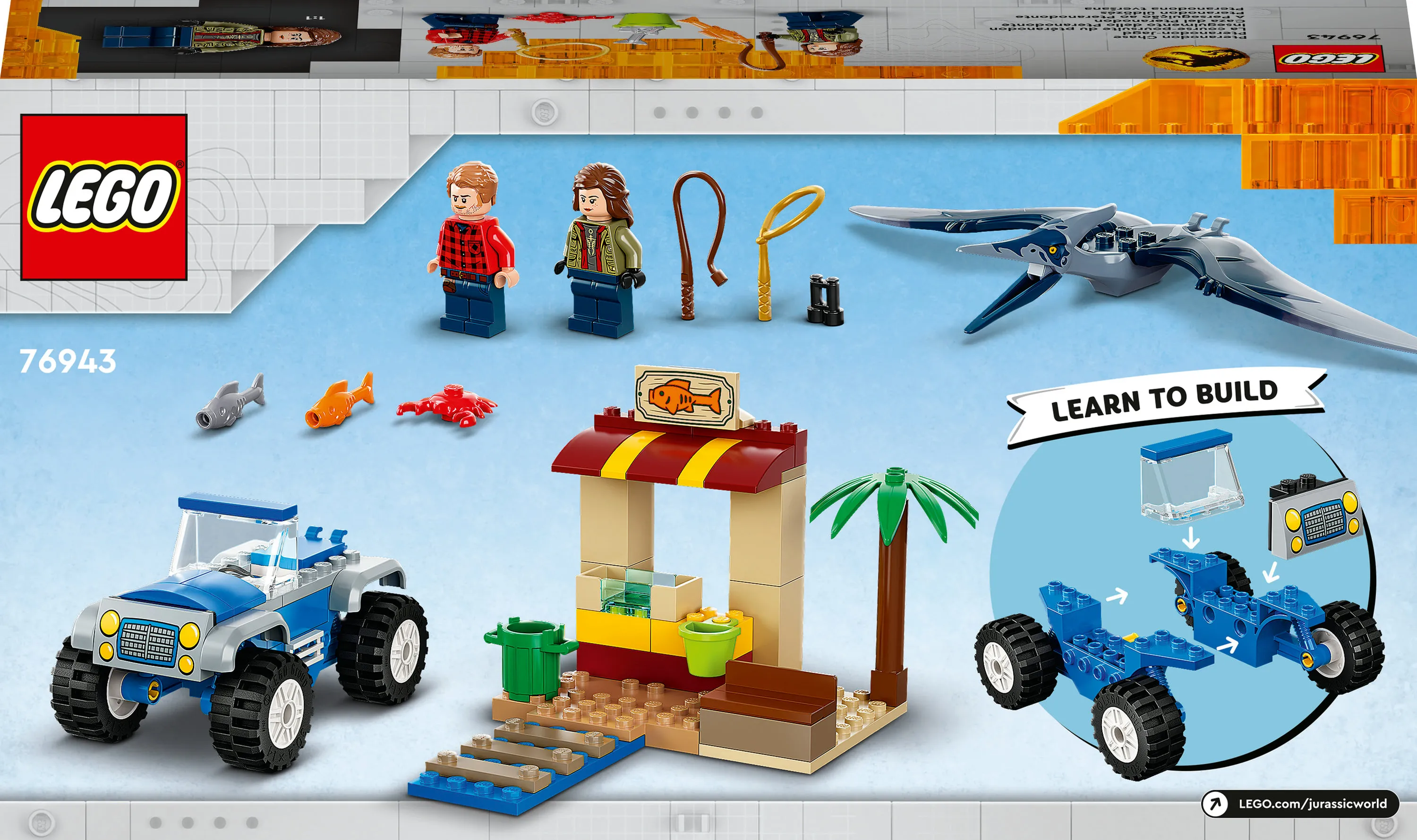 Lego Jurassic World - Pteranodonjakt 76943