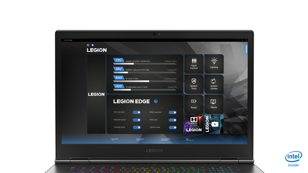 Lenovo 17.3" Legion Y740, 16GB / 1TB SSD M.2, RTX 2070, Win 10 Home - gaming notebook, Black