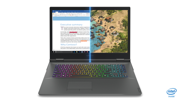 Lenovo 17.3" Legion Y740, 16GB / 1TB SSD M.2, RTX 2070, Win 10 Home - gaming notebook, Black