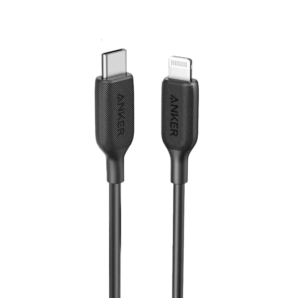 Anker 322 USB-C - Lightning - cable, Black, 1.8m