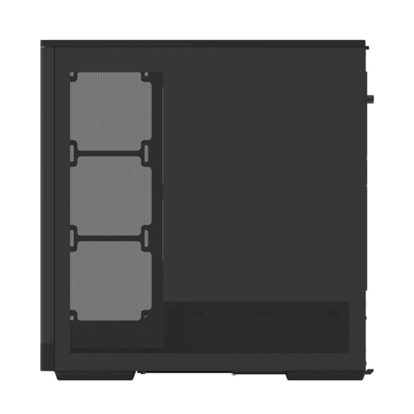 Aerocool D520A Midi-Tower Case with window, with RGB lighting, Black