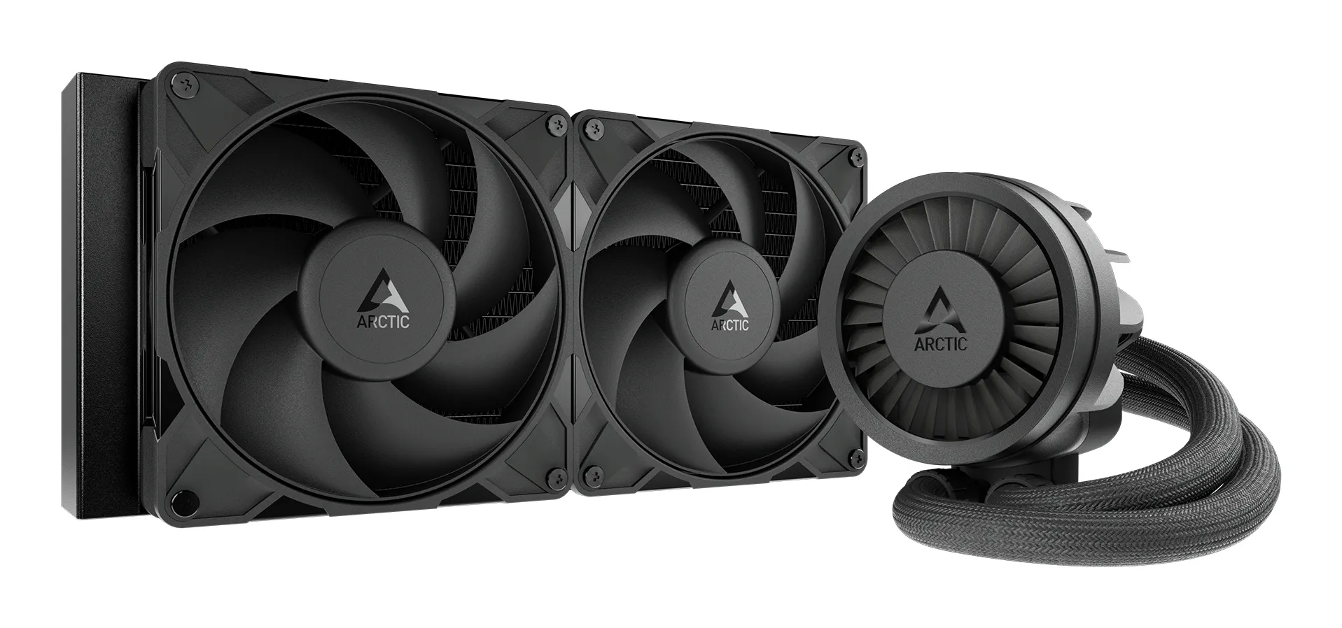 Arctic Freezer III Pro 280 -nestejäähdytysjärjestelmä, Musta