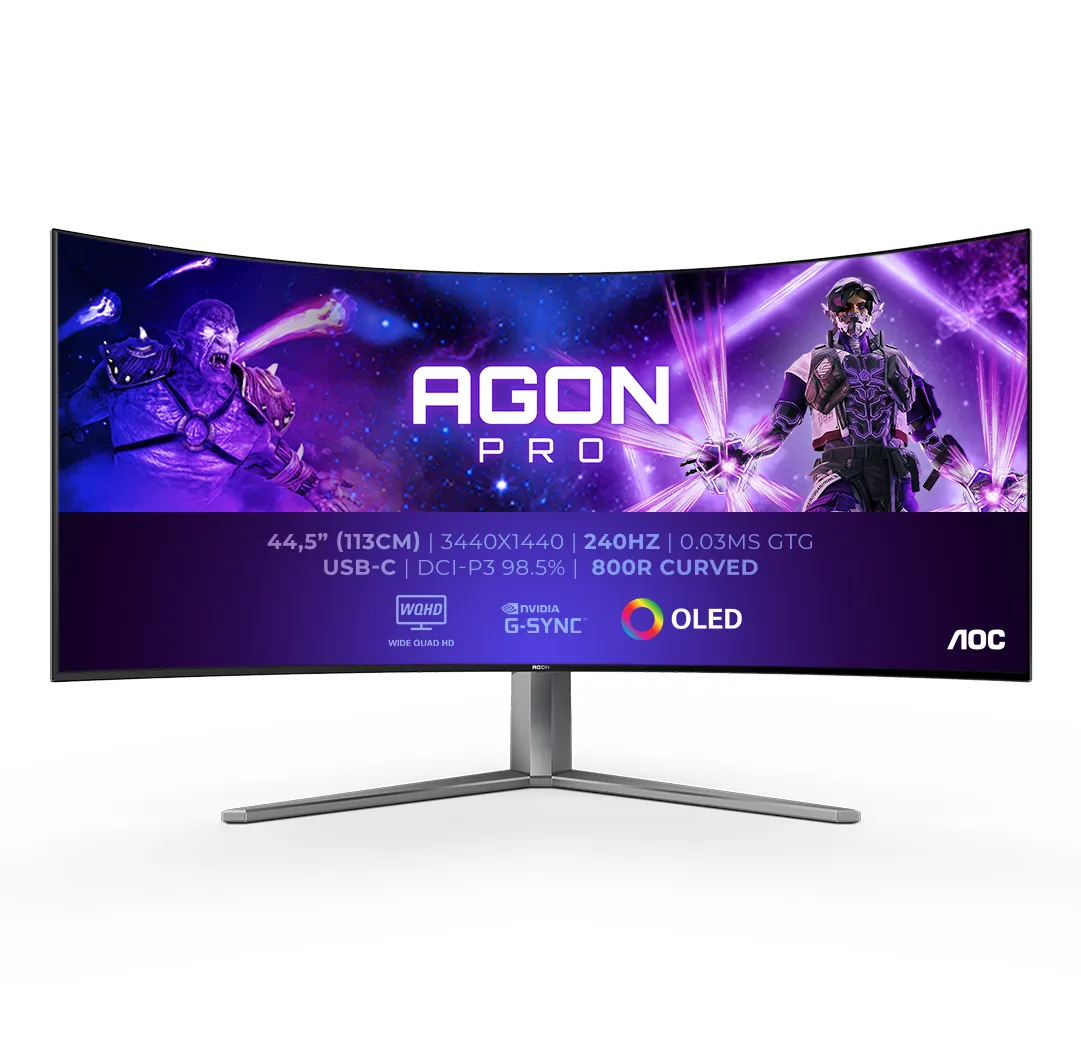 AOC 45&quot; AGON PRO AG456UCZD UWQHD, OLED - curved gaming monitor