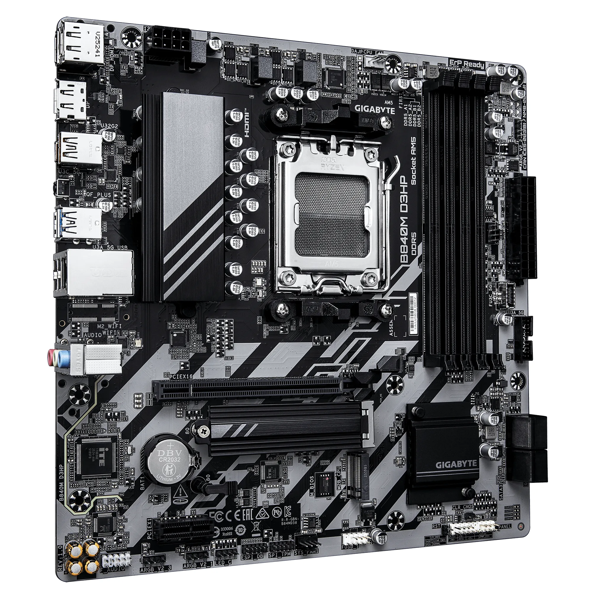 Gigabyte B840M D3HP AM5 mATX Motherboard